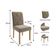 Kit 2 Cadeiras Sala Jantar Fernanda Wood 2 Un Madeirado Linho Bege Cimol
