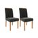 Kit 2 Cadeiras Sala Jantar Fernanda Wood 2 Un Madeirado Linho Bege Cimol