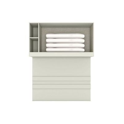 Módulo De Quarto Casal Armário Ponte Aéreo C- 3 Portas Mc13 Seletto Areia - Henn