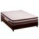 Conjunto Box Casal: Colchão Espuma Polar D28 Orthoface Vip Brown + Base Crc Suede Brown (138x188)