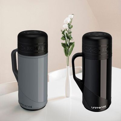 Kit 2 Garrafa Térmica Mesa Roma Tradição 1l Café Com Leite