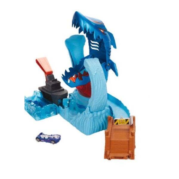 Pista Hot Wheels City Robô Tubarão Pista Hot Wheels City Robô Tubarão