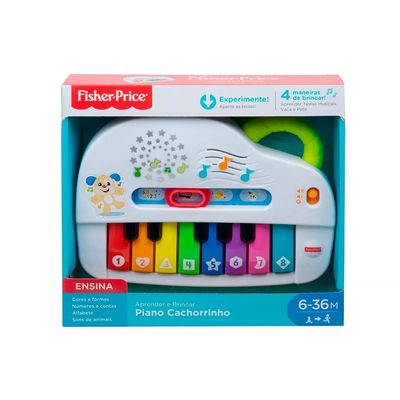 Piano Cachorrinho Aprender e Brincar Fisher Price