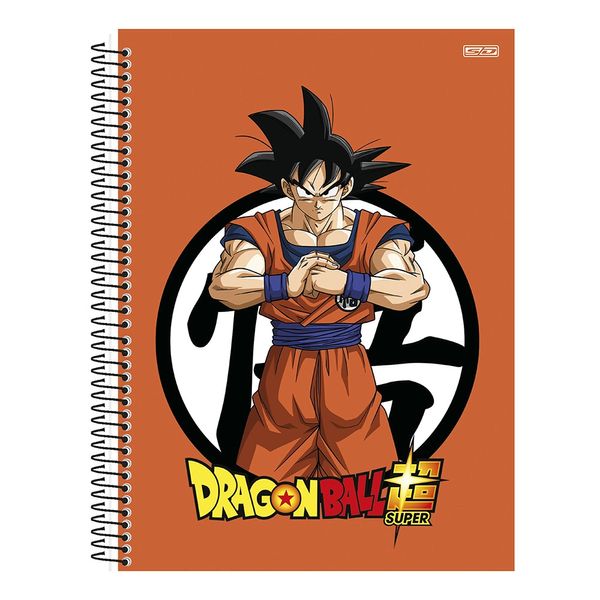 Caderno Universitário São Domingos Dragon Ball 1 Matéria 80 Folhas - Item Sortido