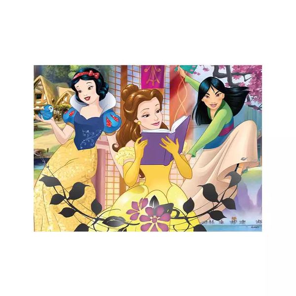 Quebra-Cabeça Grow Princesas com 60 Peças