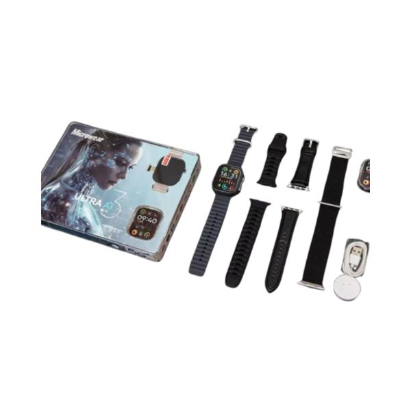 Smartwatch Ultra 3 AI 5G AMOLED 2GB/16GB c/ Chip, GPS e WiFi Preto