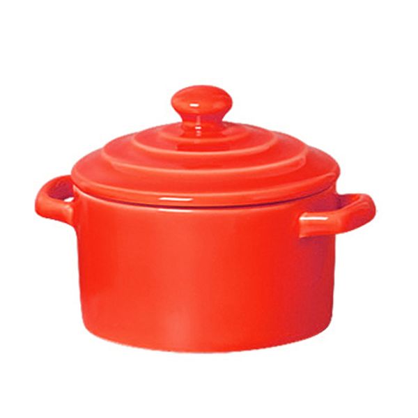 Mini Caçarola de Cerâmica Scalla Goiaba 250ml