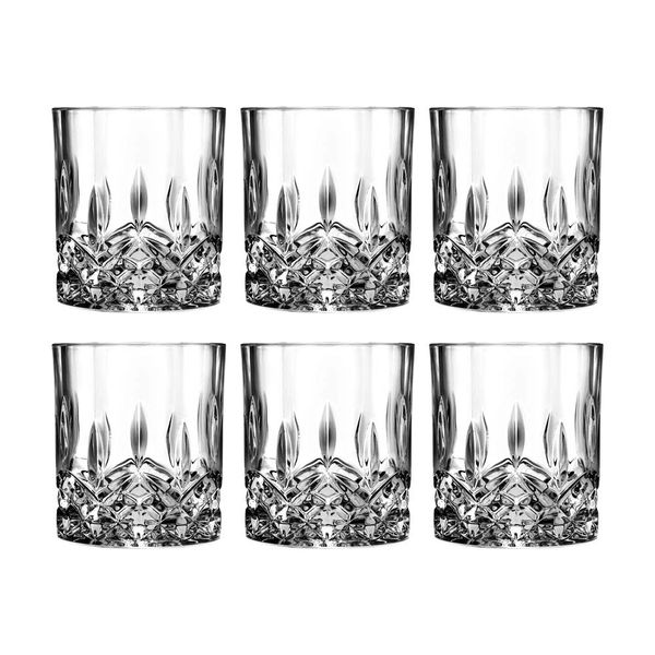 Jogo de Copos Biona Oxford On The Rocks em Cristal 6 Peças 300ml Jogo de Copos Biona Oxford On The Rocks em Cristal 6 Peças 300ml