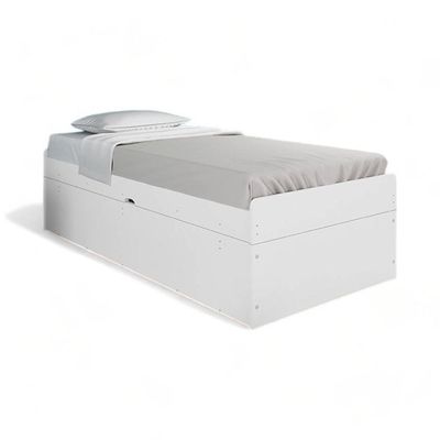 Cama Solteiro Camila Branco - Framar Móveis