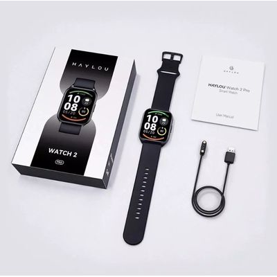 Smartwatch Xiaomi Haylou Watch 2 Pro A Prova Dagua Preto