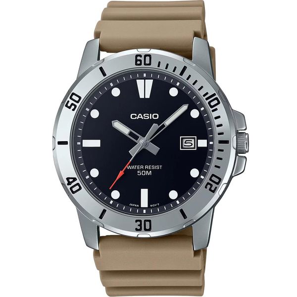Relógio Casio Masculino Ref:Mtp-vd01-5evudf Esportivo Prateado