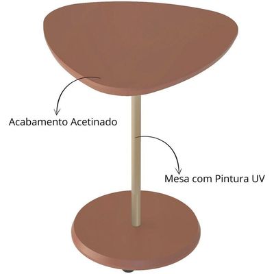 Mesa De Apoio Bel Alta Terracota