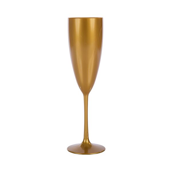 Taça para Champanhe Amalu Dourada 170ml