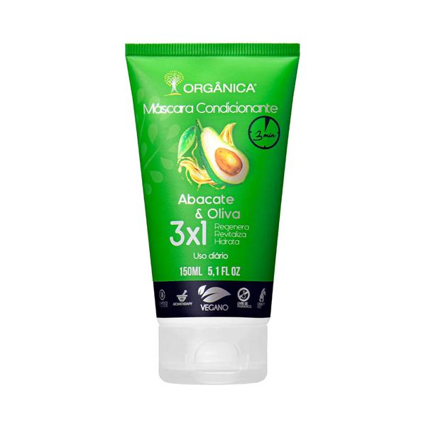 Máscara Condicionante Orgânica Seladora Abacate