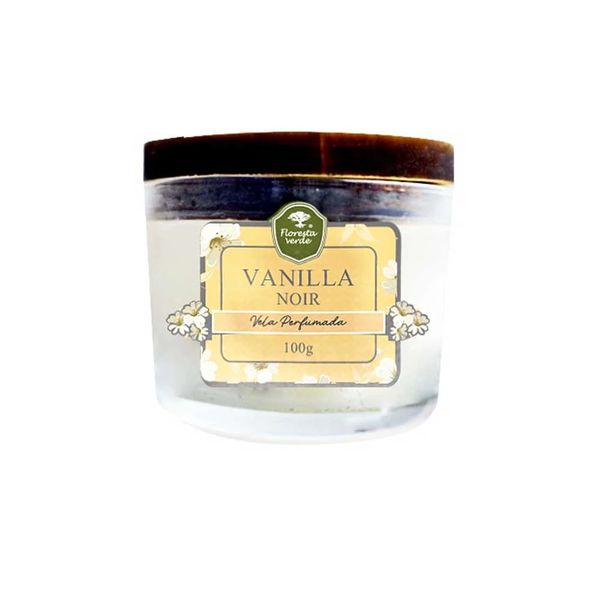 Vela Copo com Tampa de Madeira Floresta Verde Vanilha 100g Vela Copo com Tampa de Madeira Floresta Verde Vanilha 100g