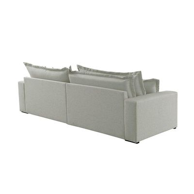 Sofá Montreal Veludo 2 Módulos De 120m B25cm Meu Sofá Online B026 Veludo Prata