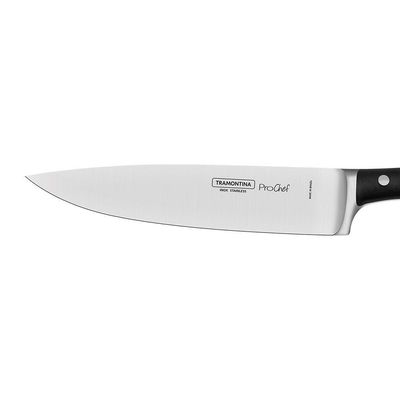 Faca Chef Tramontina Prochef 24161008 8" Preta Preto 24161008