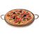 Forma De Pedra Sabão Para Pizza 27 Cm Alças De Cobre Curada