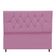 Cabeceira Cama Box Estofada Queen Size 160 Cm Suede Madri rosa