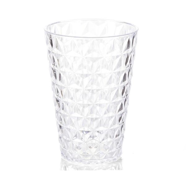 Copo de Plástico Plasvale Cristal Transparente 350ml