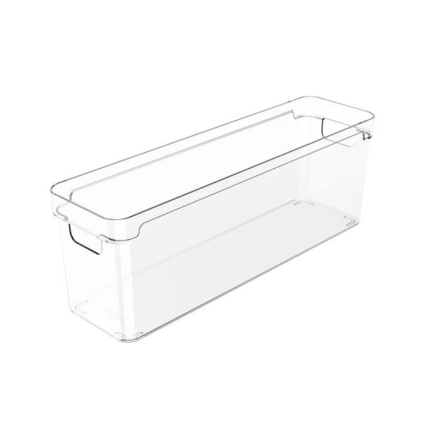 Organizador Martiplast Clear Cristal 37x10x13cm Incolor Organizador Martiplast Clear Cristal 37x10x13cm Incolor