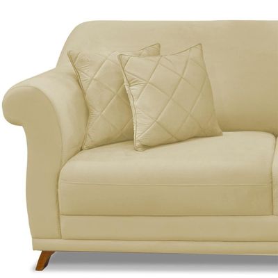 Sofa 2 Lugares Retro Polo 160cm Com Almofada Suede 1100 Ezz 1100