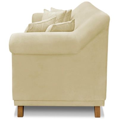Sofa 2 Lugares Retro Polo 160cm Com Almofada Suede 1100 Ezz 1100