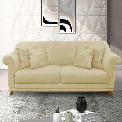 Sofa 2 Lugares Retro Polo 160cm Com Almofada Suede 1100 Ezz 1100