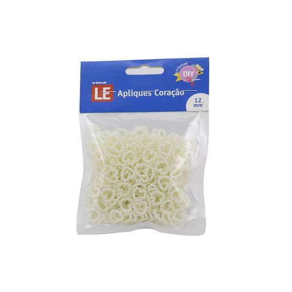 Pérola Coração Le 12mm com 20g Pérola Coração Le 12mm com 20g