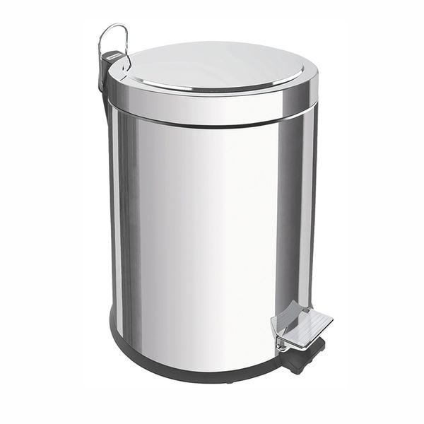 Lixeira em Inox com Pedal Tramontina Prata 3L