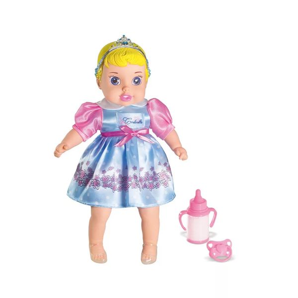 Boneca Articulada Princesa Baby Cinderela Mimo com 45cm Boneca Articulada Princesa Baby Cinderela Mimo com 45cm