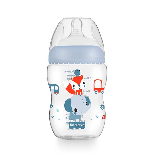 Mamadeira Fisher Price First Moments Azul Marshmallow 270ml