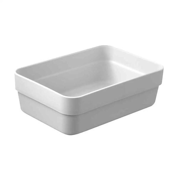Organizador de Gavetas Martiplast Logic Plástico Branco P 11,45x16,95x5,55cm Organizador de Gavetas Martiplast Logic Plástico Branco P 11,45x16,95x5,55cm