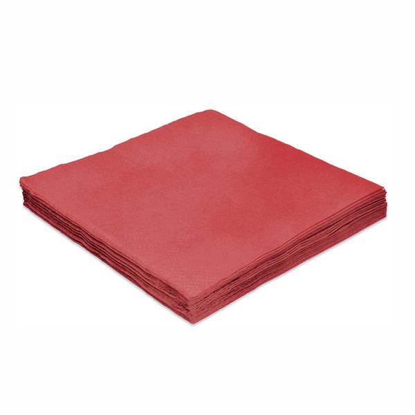 Guardanapo Silver Vermelho 25x25cm com 20 Folhas Guardanapo Silver Vermelho 25x25cm com 20 Folhas