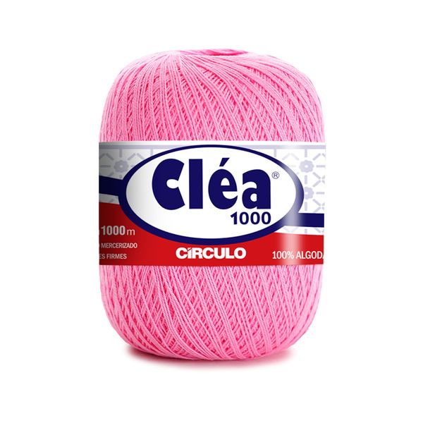 Linha Cléa 1000m Nº8/2 3131 Rosa Chiclete