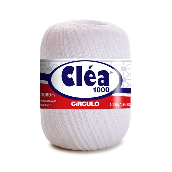 Linha Cléa 1000m Nº8/2 8001 Branca