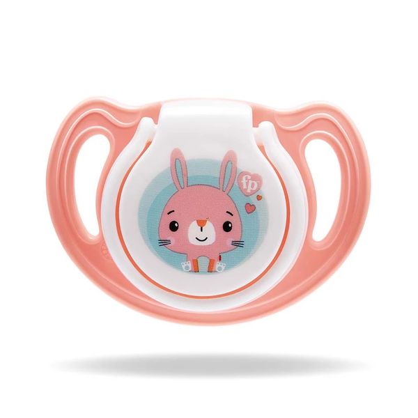 Chupeta Fisher Price Moments Soft Rosa Com Case Tamanho 2
