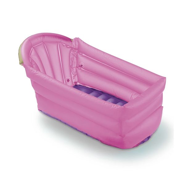 Banheira Inflável Bath Buddy Multikids Baby Rosa