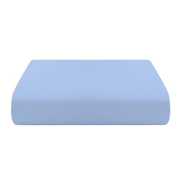 Lençol Queen Santista Royal com Elástico 100% Algodão Azul Lençol Queen Santista Royal com Elástico 100% Algodão Azul