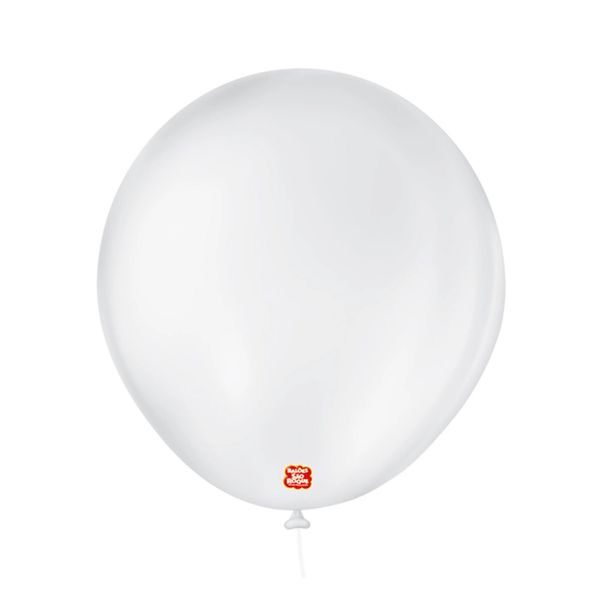 Balão São Roque Imperial Nº 8 Branco Polar com 50 Unidades