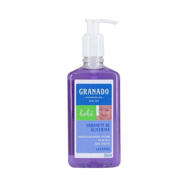 Sabonete Líquido Granado Infantil Glicerinado Lavanda 250ml