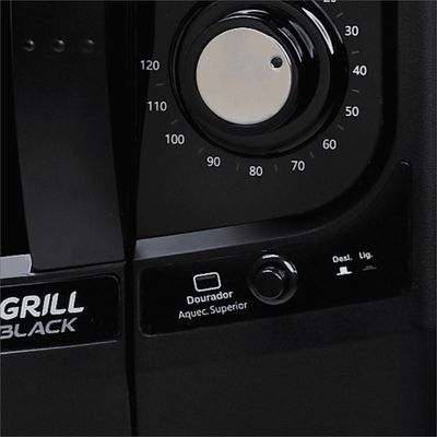 Forno Elétrico Fischer Gourmet Grill Bancada 44L Preto 127V