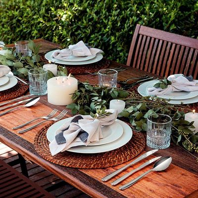 Aparelho De Jantar Tramontina Maria Augusta 20 Peças Em Porcelana Branca Branco 96010087