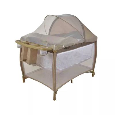 Berço Burigotto New Aconchego Bege de 0 a 15kg