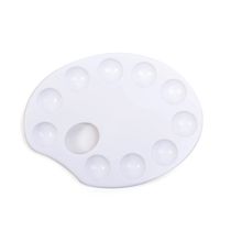 GODE PALETA P PINTURA LE RCP006 Godê Plástico Paleta com 10 Cavidades Branco