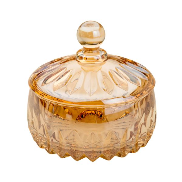 Vaso Potiche Cristal Wolff 14x14cm Louise Ambar