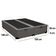 Cama Box Baú Queen Bipartido Sintético Sereneprime Cinza 158x198x44
