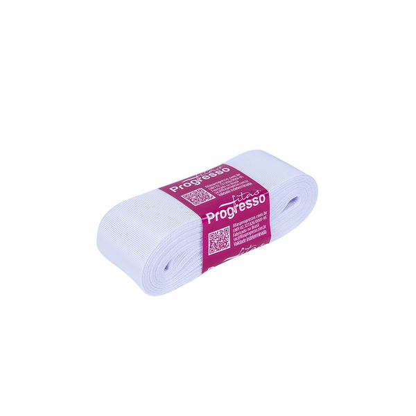 Fita de Gorgurão GP Nº09 38mm Peça com 10m Branca 201