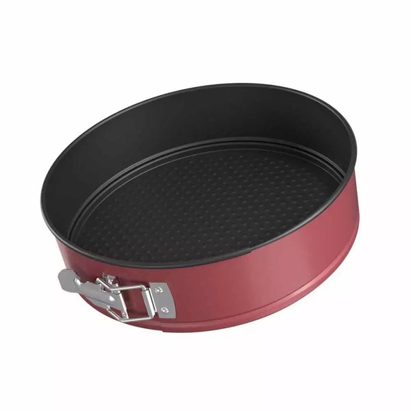 Forma Brinox Ruby em Alumínio Redonda Antiaderente Desmontável Vermelha 26cm Forma Brinox Ruby em Alumínio Redonda Antiaderente Desmontável Vermelha 26cm