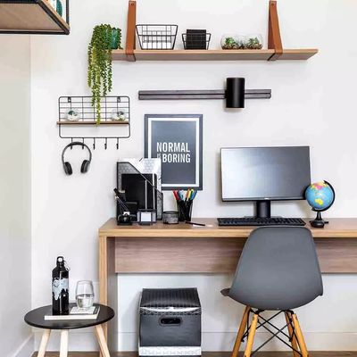 Quadro Kapos 20x30cm P&B Mdf Normal is Boring